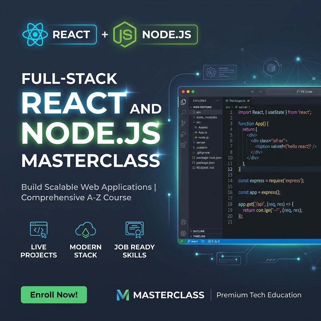 Full-Stack React and Node.js Masterclass